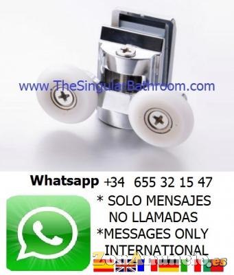 Rodamientos mamparas, recambios Profiltek, Metalkris,
